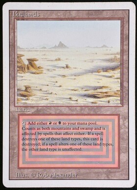 Badlands 3ED 状態POOR 3ED)Badlands(MP)(EN) | 未登録 | ドラゴンスター | マジック：ザ