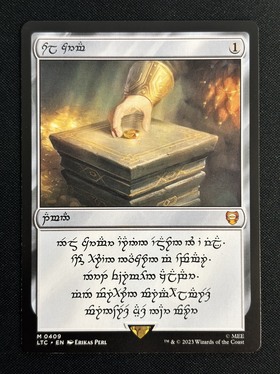 LTC)太陽の指輪(0409)(テングワール文字・ドワーフ)(NM)(EN)/太陽の